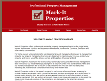 Tablet Screenshot of markitproperties.com